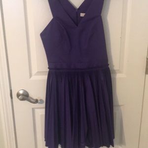 Deep purple cocktail dress